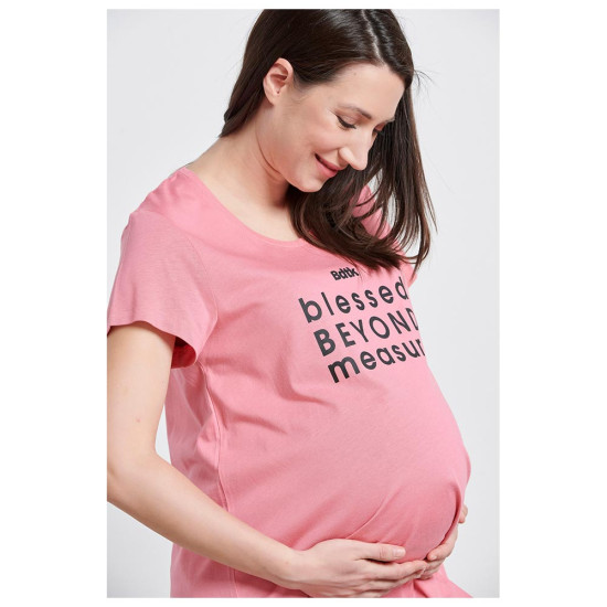 Bodytalk Γυναικεία κοντομάνικη μπλούζα Maternity Loose